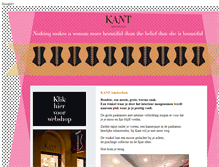 Tablet Screenshot of kant-lingerie.nl